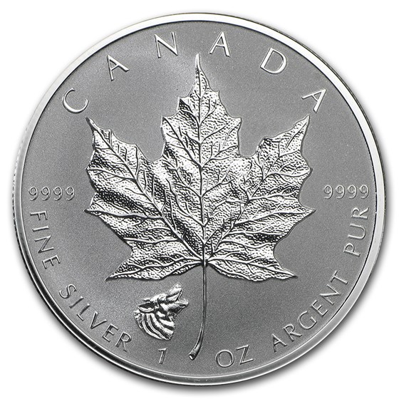 2016 Canada 1 oz Silver Maple Leaf Wolf Privy Reverse Proof 2016 Canada 1 oz Silver Maple Leaf Wolf Privy Reverse Proof
